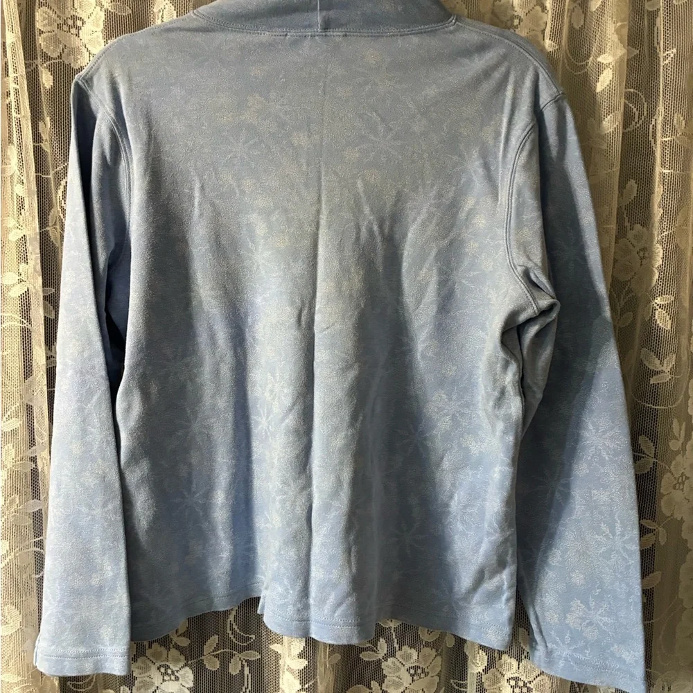 Blue Long Sleeve Turtleneck Top size large